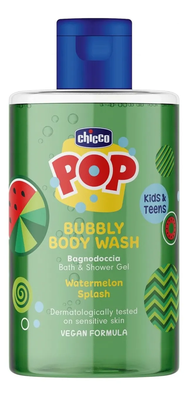 chicco POP kupka za telo lubenica 300ml chicco