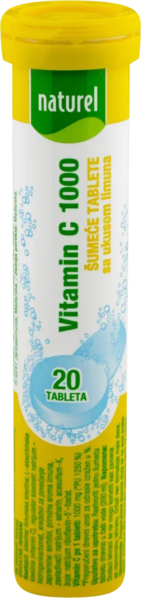 Naturel vitamin C 80g sa zasladj. NATUREL