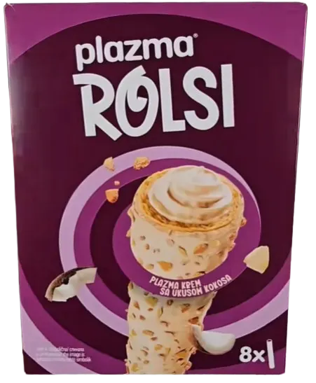 KEKS BAMBI PLAZMA ROLLS SA KOKOSOM 130G BAMBI PLAZMA