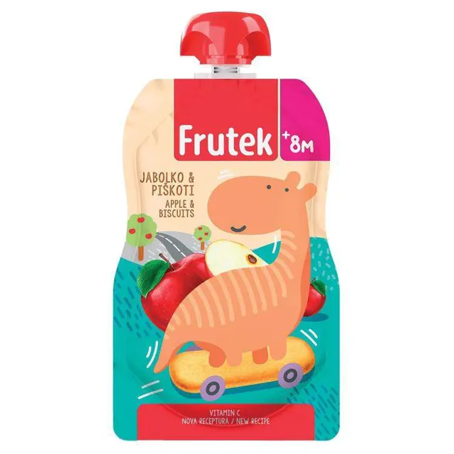 Vocni obrok Frutek jabuka piskota 100gr Frutek