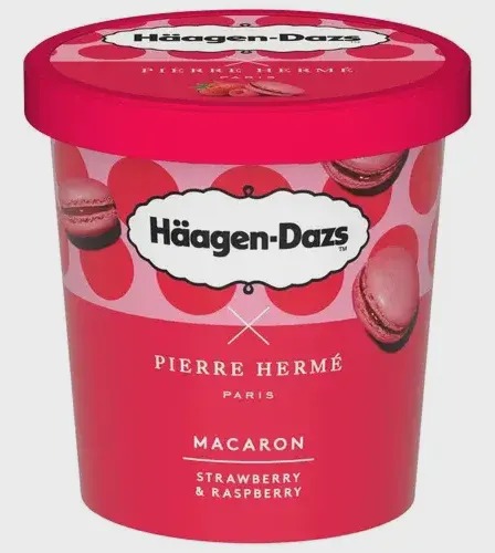 HAAGEN DAZS DOUBLE STRAWB ERRY & RASPBERRY 420ML HAAGEN DAZS