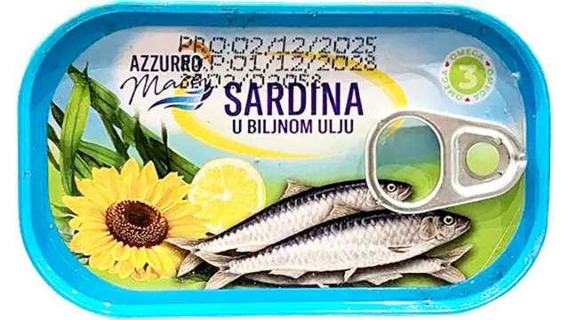 SARDINA U BILJNOM ULJU AZZURO MARE 125G PL