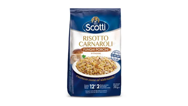 RISOTTO SA PEČURKAMA 210 GR RISO SCOTTI RISO SCOTTI