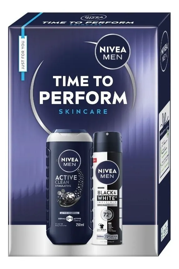 SET NIVEA MEN XMAS 2026 TIME TO PERFORM BOX 400ml NIVEA