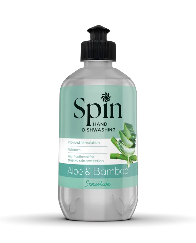 DET.ZA SUDJE SPIN DWL SENSITIVE ALOE & BAMBOO 500ml SPIN