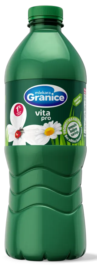JOGURT VITA PRO 1%MM FLASA 1.5KG