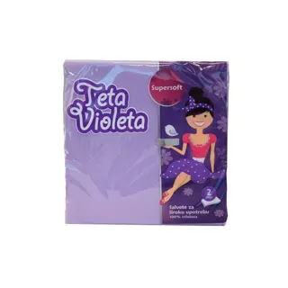 SALVETE SUP SOFT 38X38 2SL LILA VIO