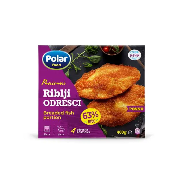 RIBLJI ODRESCI PANIRANI 400 GR POLAR FOOD POLAR