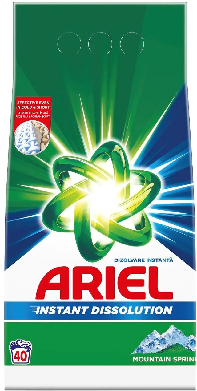 DETERDZENT ZA VES ARIEL MOUNTAIN SPRING 3 KG 40PR ARIEL