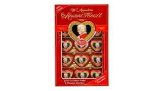 Bombonjera Mozart srce15kom 150g