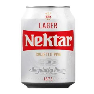 Pivo Nektar limenka 0,33l