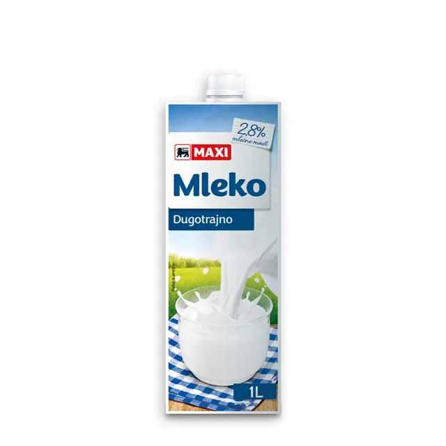 Mleko sterilizovano Maxi 2,8%mm 1l Maxi