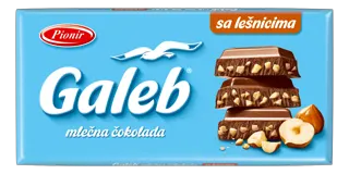 COKOLADA GALEB SECKANI LESNIK 80gr PIONIR