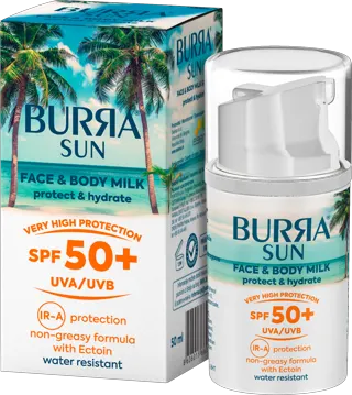MLEKO SUN FAC&BOD SPF50+50ML BURRA