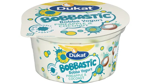 Jogurt Bobbastic Ananas Kokos Dukat 150g Dukat