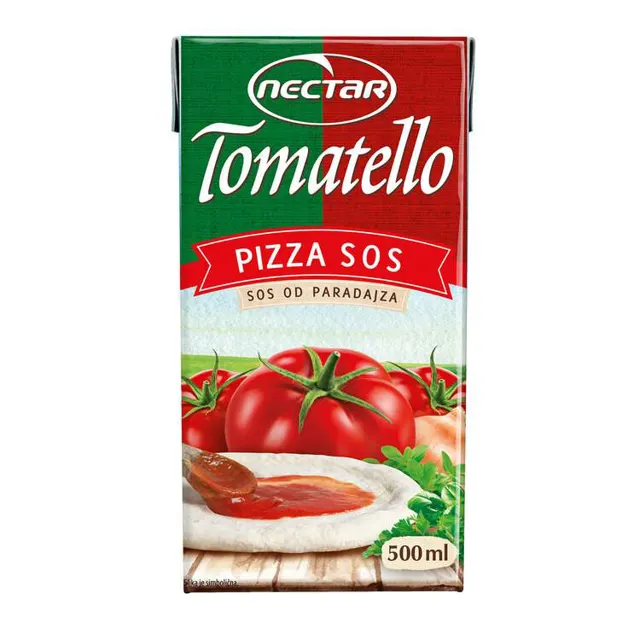 Tomatello sos pizza 500ml 1/12 TBA Tomatello