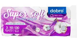 DOBRO TOALET PAPIR SOFT 10/1 3S