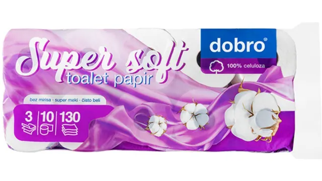 DOBRO TOALET PAPIR SOFT 10/1 3S