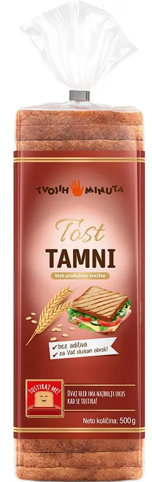 Tost extra tamni 500gZitoprod.