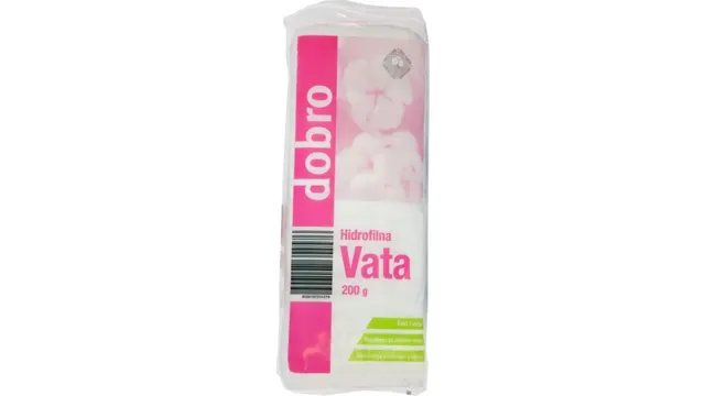 VATA HIDROFILNA 200G DOBRO DOBRO
