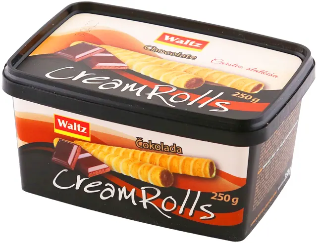 CREAM ROLLS COKOLADA 250gr WALTZ