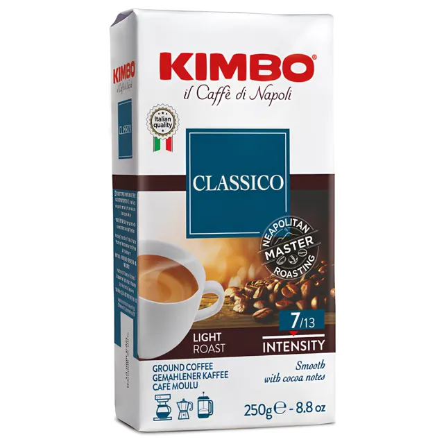 KIMBO CLASSICO - MLEVENA ESPRESSO KAFA 250g KIMBCO