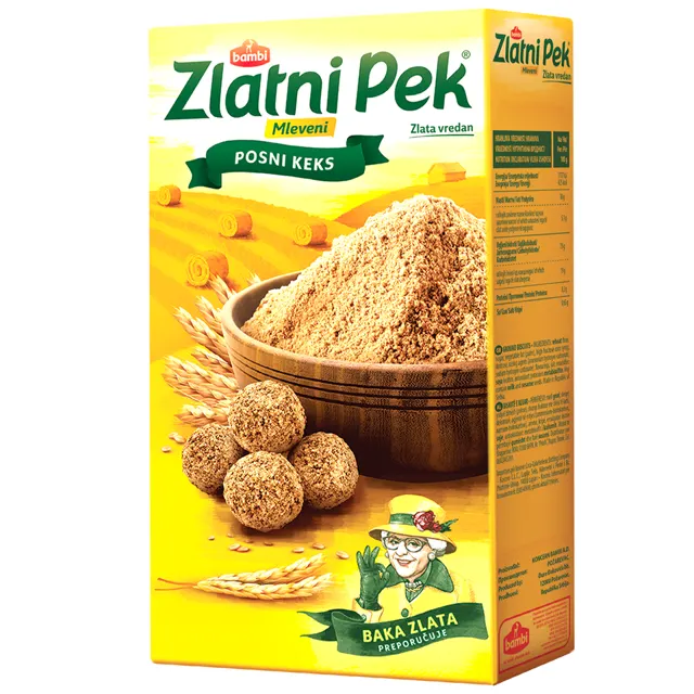 KEKS BAMBI ZLATNI PEK MLEVENI 285G BAMBI