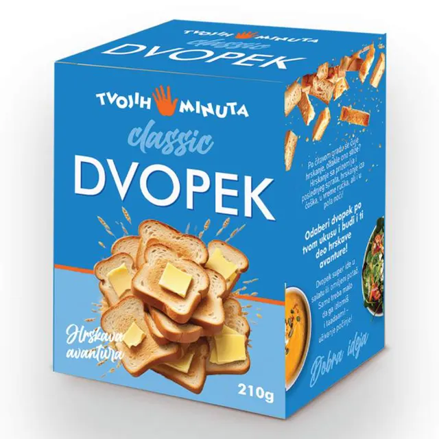 Beli dvopek Tvojih 5 minuta 210g Tvojih 5 minuta