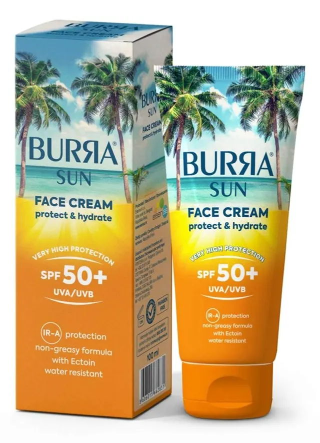KREMA ZA SUNČANJE ZA LICE BURRA SPF 50 100ML ESENSA BURRA