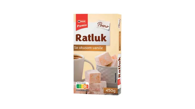 Ratluk vanila Maxi 450g Maxi