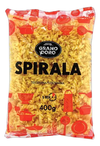 TESTENINA SPIRALA 400G GRANO DORO