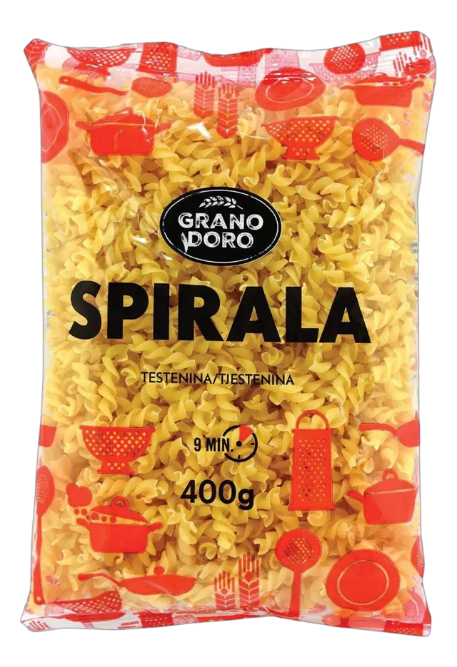 TESTENINA SPIRALA 400G GRANO DORO GRANO DORO