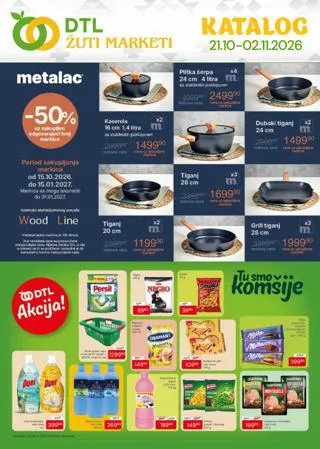 Žuti marketi katalog 21.10.–02.11., naslovna strana