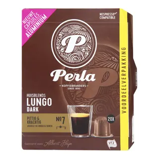 Kafa Nesp.Alu Lungo Dark Perla UTZ20caps