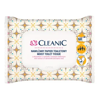 TOALET PAPIR VLAŽNI 60/1 CLEANIC