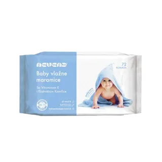 Baby vlazne maramice plave 72 Nevena