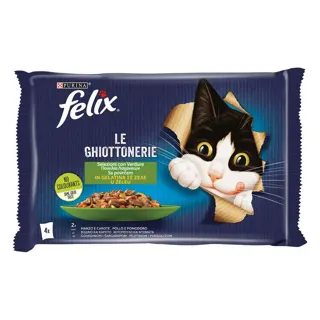 Hrana za macke meso Felix 4x85g