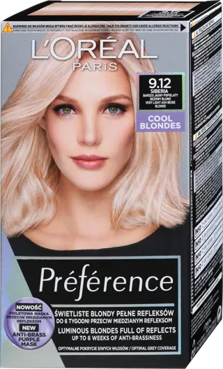 L'ORÉAL Préférence boja za kosu 9.12