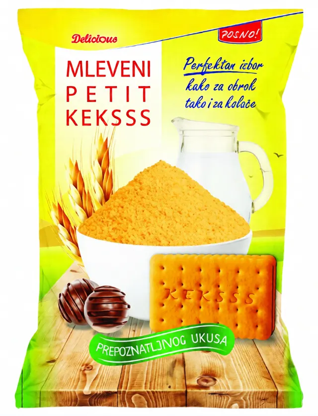 DELICIOUS MLEVENI KEKS POSNI 500g NN TEL