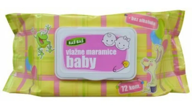 VLAŽNE MARAMICE BABY BAŠ BAŠ 72/1 BAS BAS