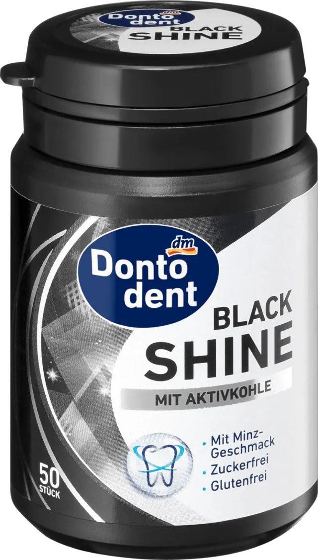 Dontodent žvake Black Shine 57g Dontodent