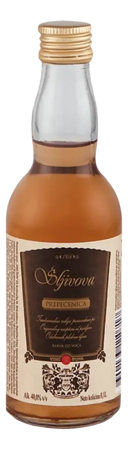 Rakija Sljivovica 40% 0100 Vino Zupa