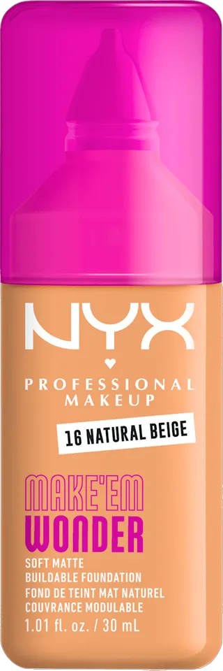 NYX MAKE'EM WONDER tečni puder 16