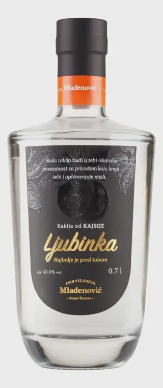 LJUBINKA 0,7L KAJSIJA DESTILERIJA MLADENOVIC