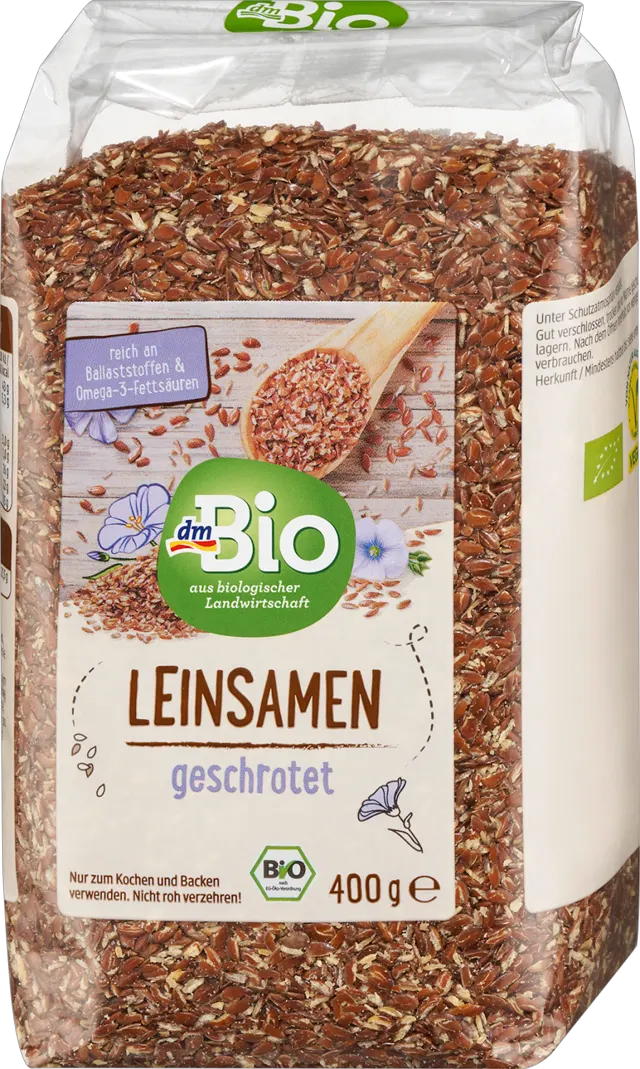 dmBio laneno seme mrvljeno 400g dmBio