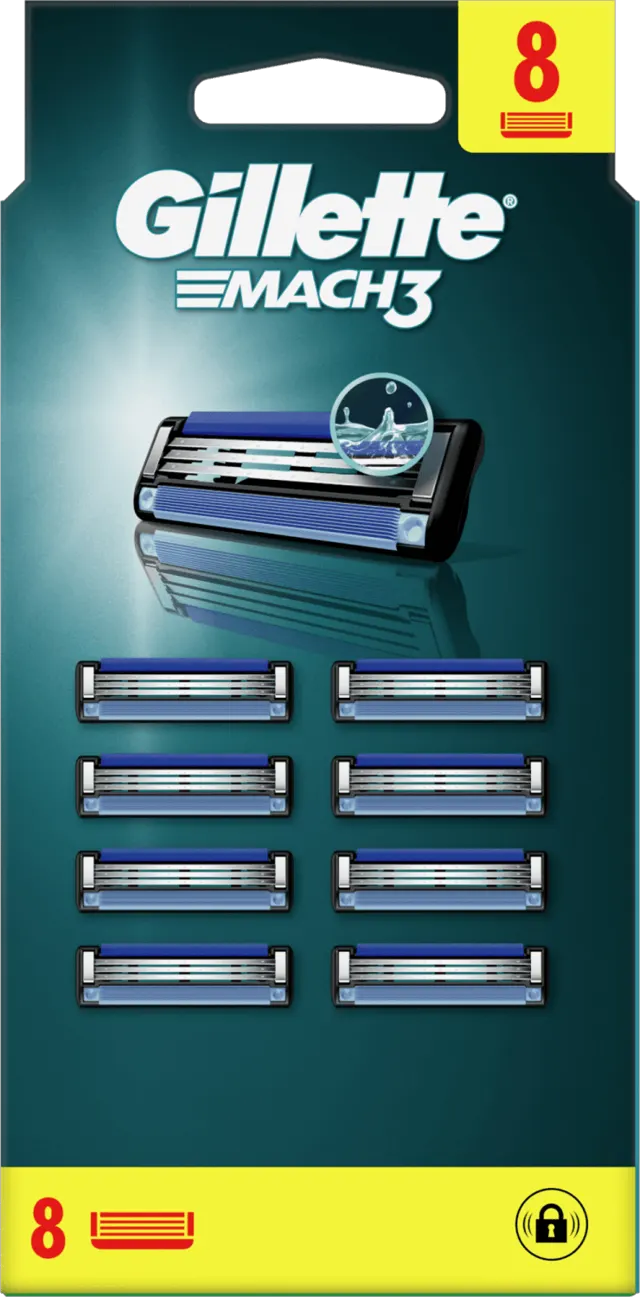 GILLETTE MACH 3 8CTS-STAND.-VAR. GILLETTE