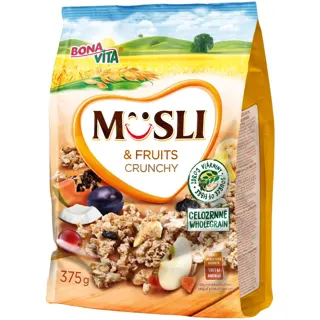 MUSLI CRUNCH VOĆE 375GR BONAVITA