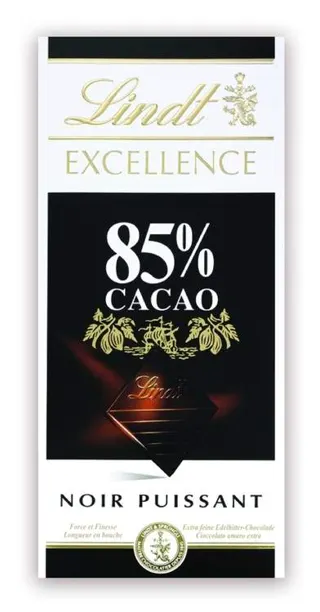 Cok.Excellence Dark 85%cacao Lind 100g