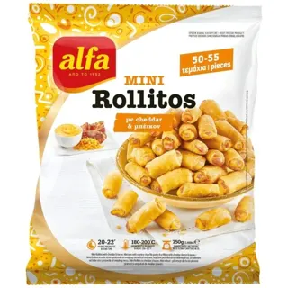 MINI ROLLITOS CEDAR SIR I SLANINA 750G ALFA FOODS