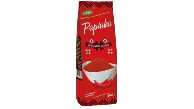 PAPRIKA MLEVENA LJUTA BAŠ BAŠ 100G BAS BAS